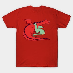 Red and Green Dragon T-Shirt